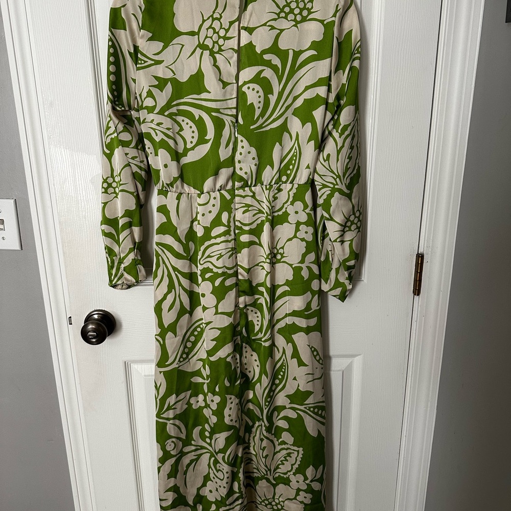 Zara Green and White Floral Dress - Picture 5 of 5